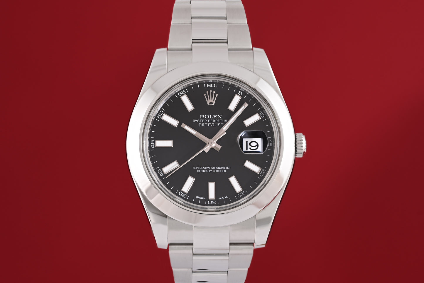 Rolex Datejust II - 116300 - Black Dial - Full Set - LC 100