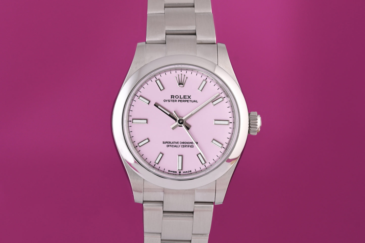 Rolex Oyster Perpetual 31mm 277200 - Full Set - Candy Pink - NEW