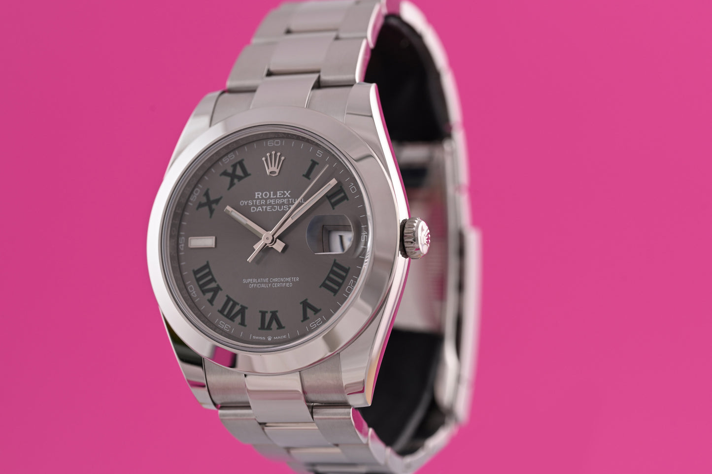 Rolex Datejust 41 - 126300 - Wimbledon Dial - Full Set