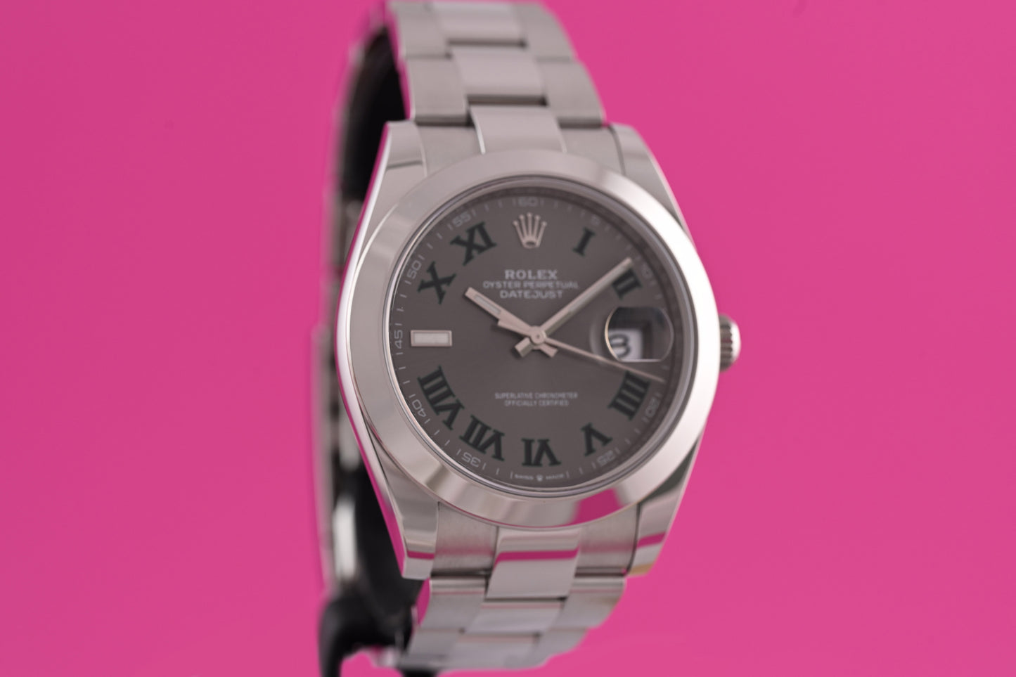 Rolex Datejust 41 - 126300 - Wimbledon Dial - Full Set