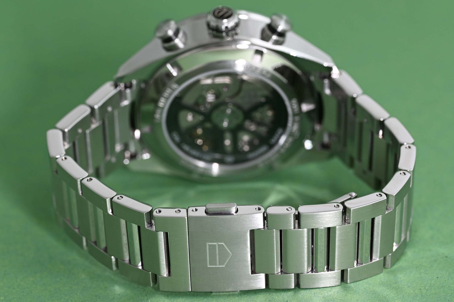 TAG Heuer Carrera Chronograph 44mm - Green Dial - Full Set