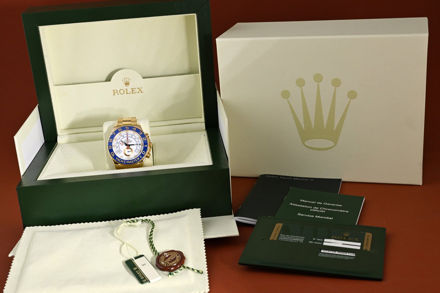Rolex Yacht-Master II Yellow Gold 116688 - Full Set - LC100