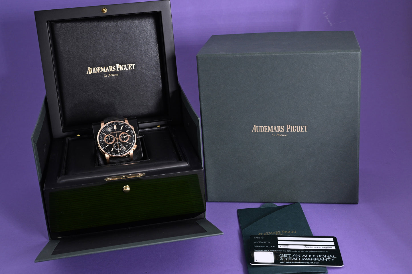 Audemars Piguet Code 11.59 Chronograph 18k Rose Gold - Full Set