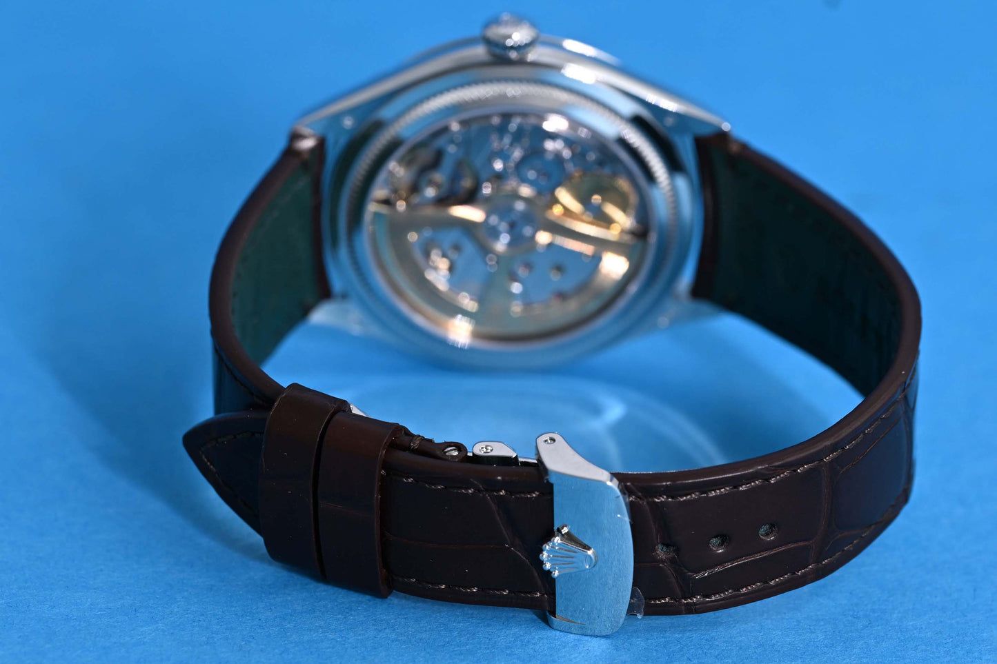 Rolex 1908 - Ice Blue Dial - Platinum - Full Set - NEW 2026