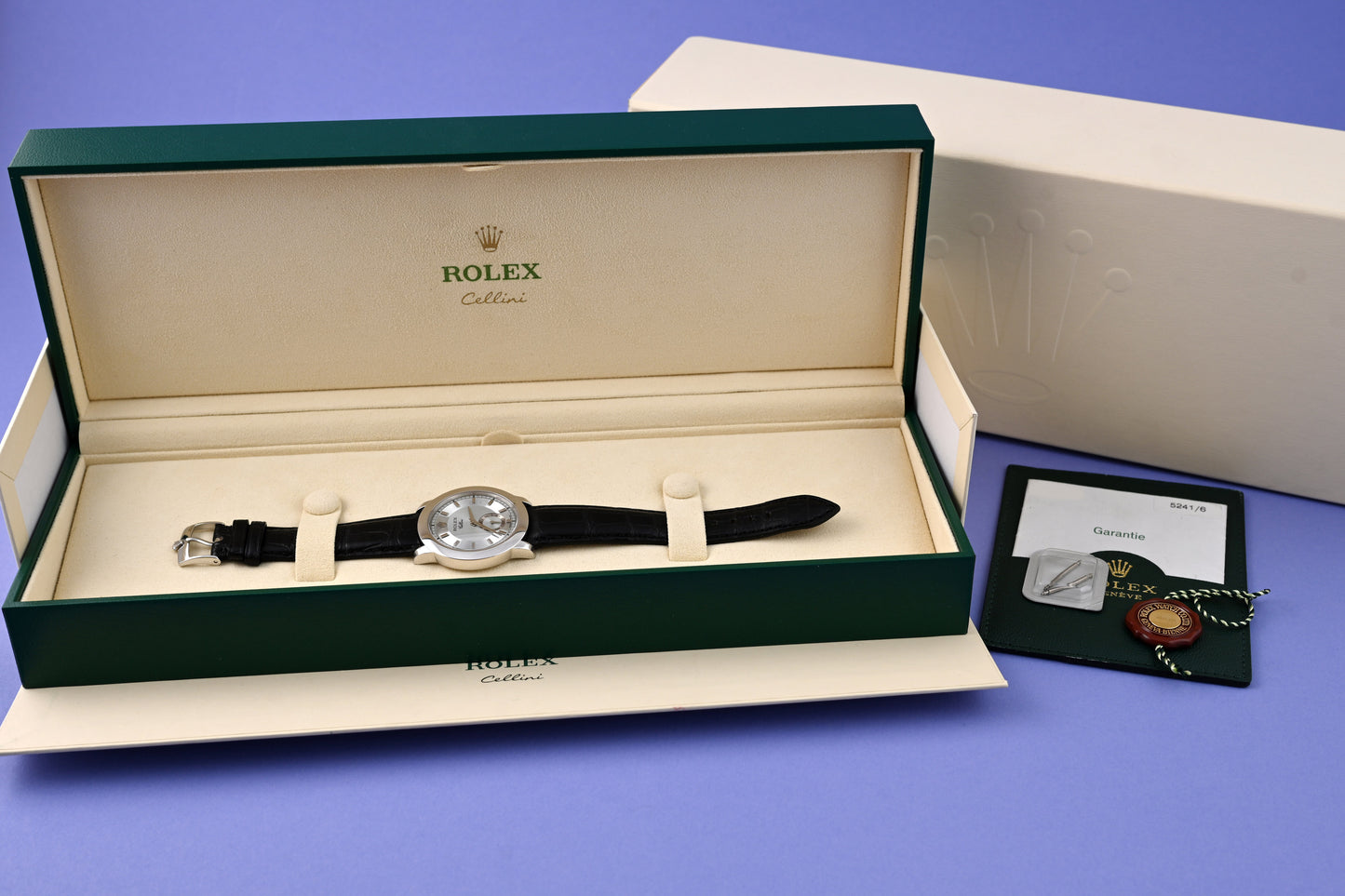 Rolex Cellini - Ref. 5241/6 - Platin - Full Set