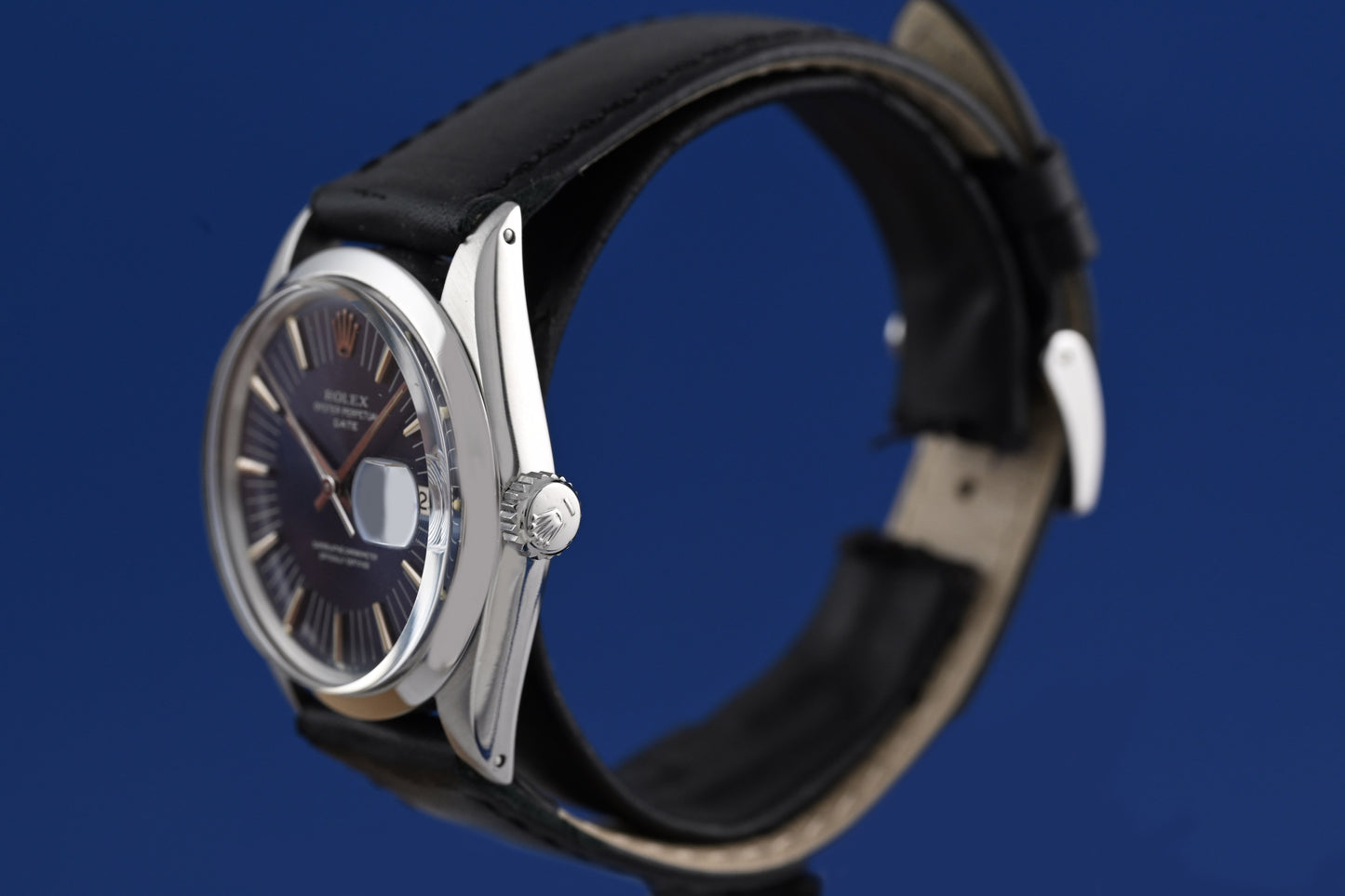 Rolex Date - 15000 - Rare Blue Radial Dial - Watch Only