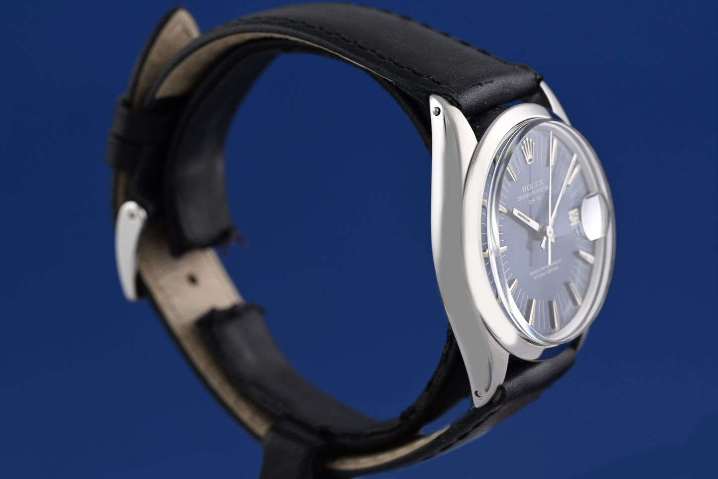 Rolex Date - 15000 - Rare Blue Radial Dial - Watch Only