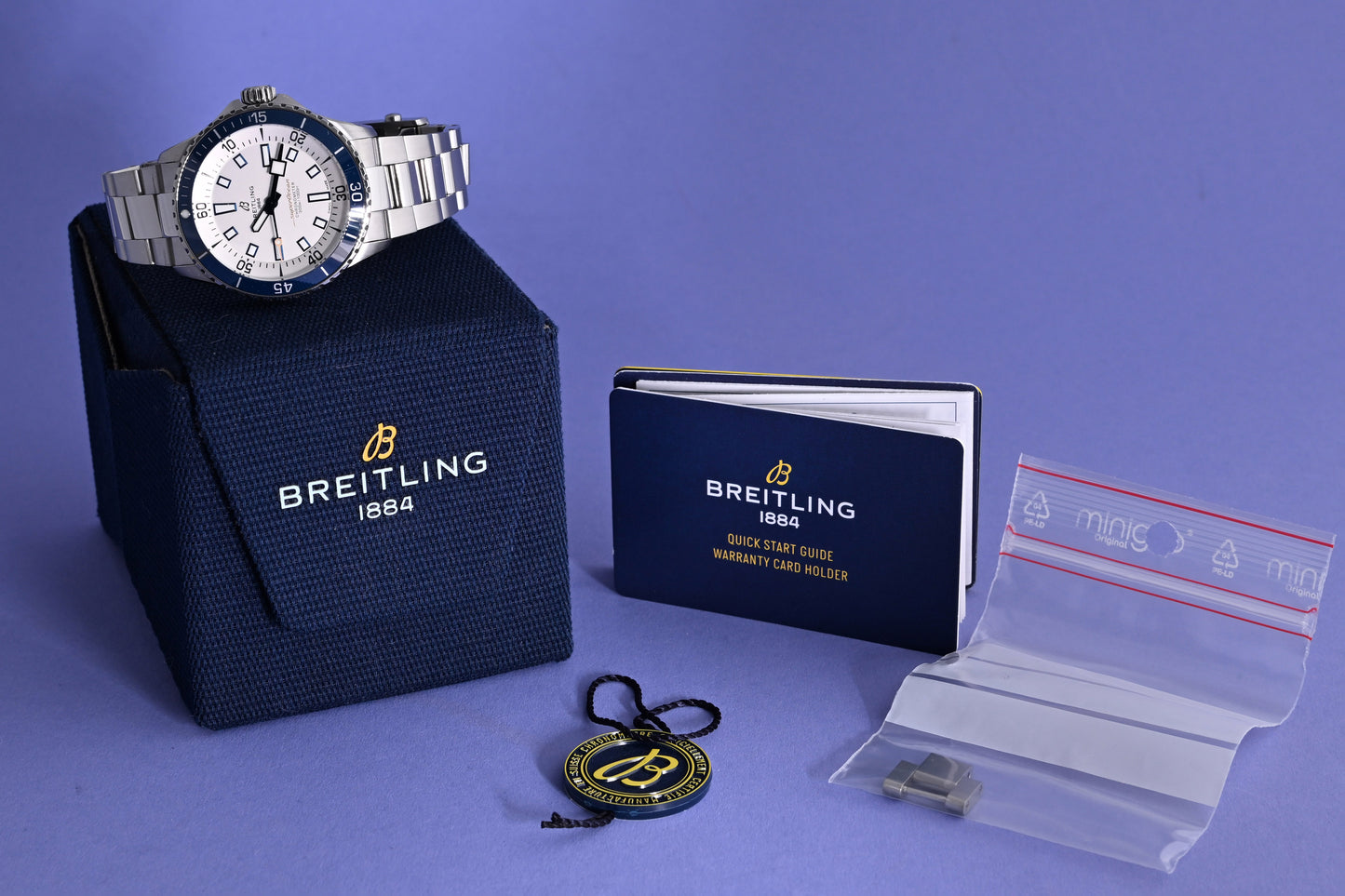 Breitling Superocean Automatic 42 mm White Dial - Full Set