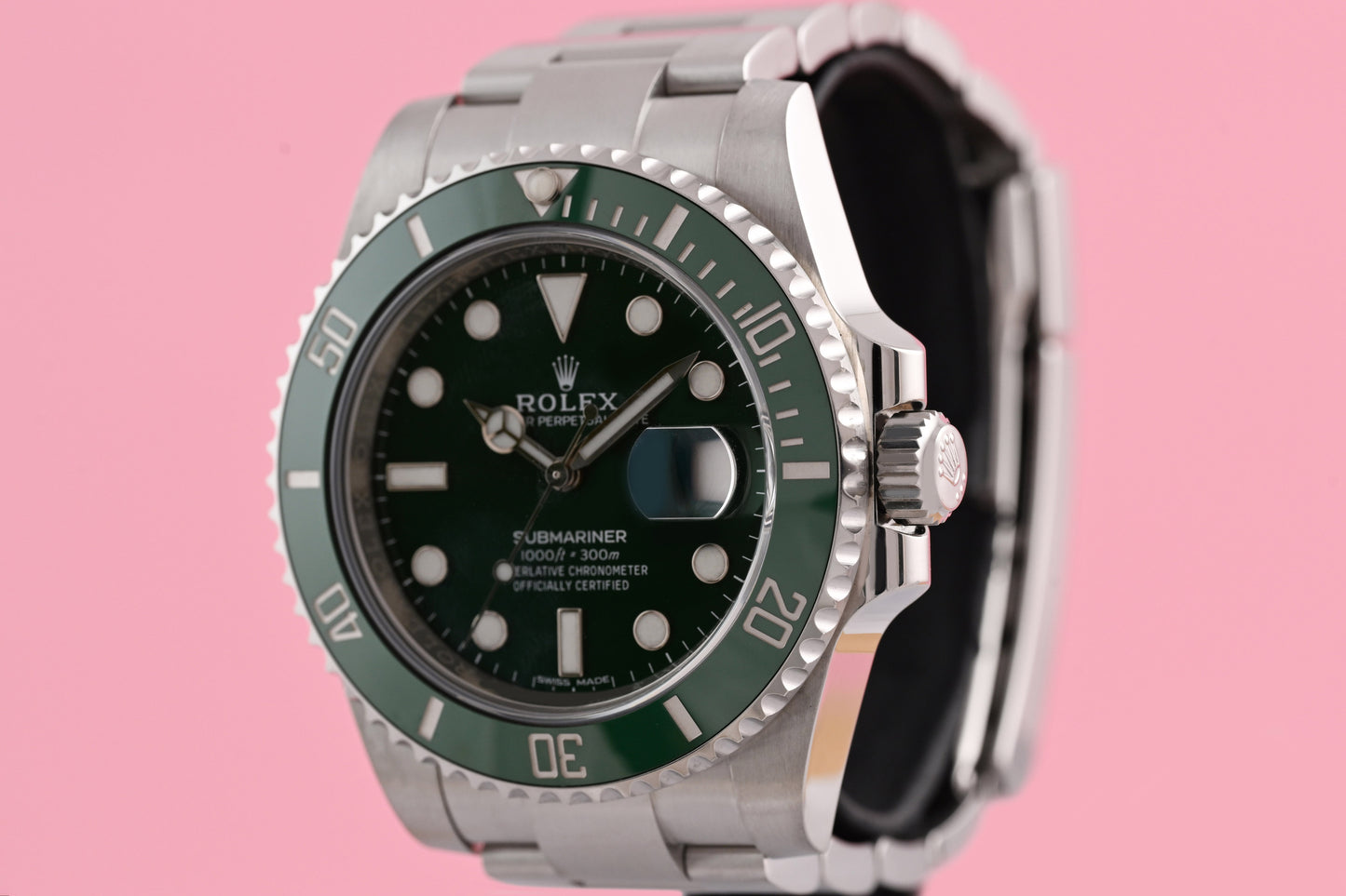 Rolex Submariner 116610LV - Full Set - Hulk - LC 100