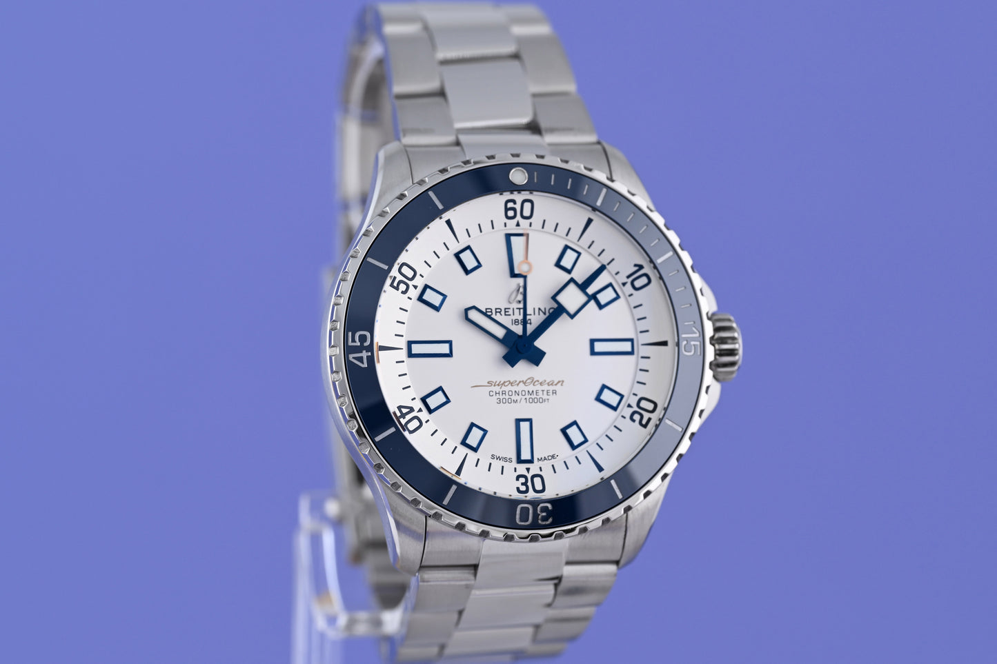 Breitling Superocean Automatic 42 mm White Dial - Full Set