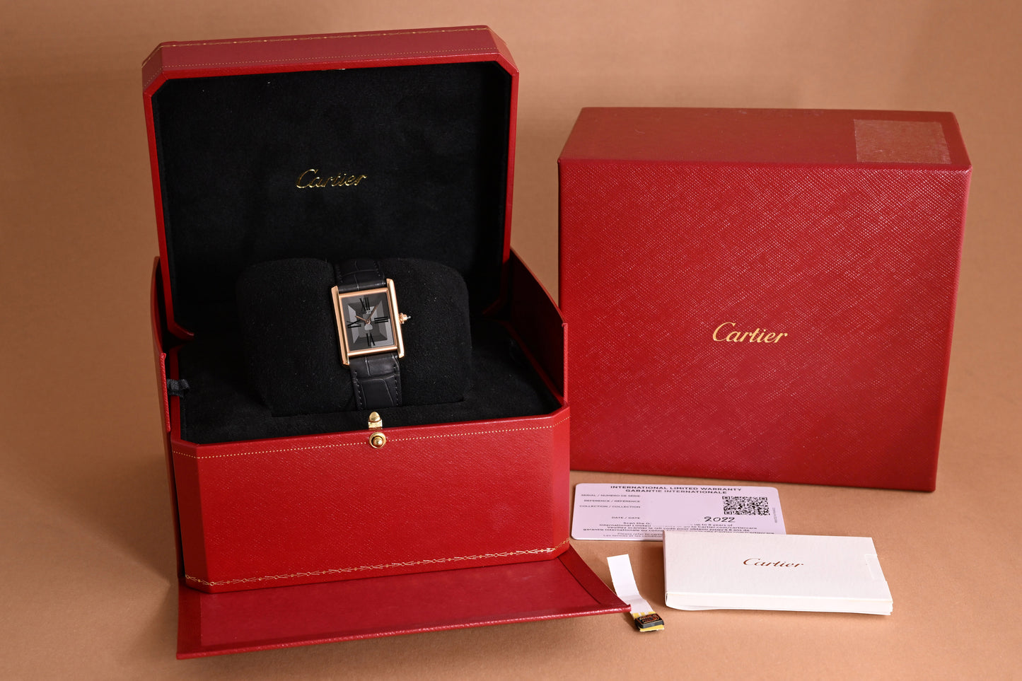 Cartier Tank Louis Cartier - Full Set - Roségold
