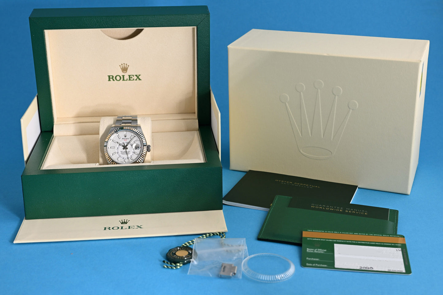 Rolex Sky-Dweller 326934 - Full Set - White Dial