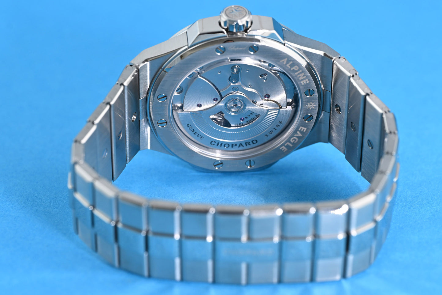 Chopard Alpine Eagle Large - Full Set - Maritime Blue Dial