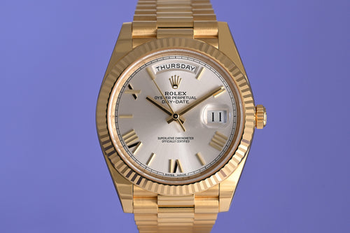 Rolex Day Date 40 Yellow Gold 228238 - Full Set - LC100