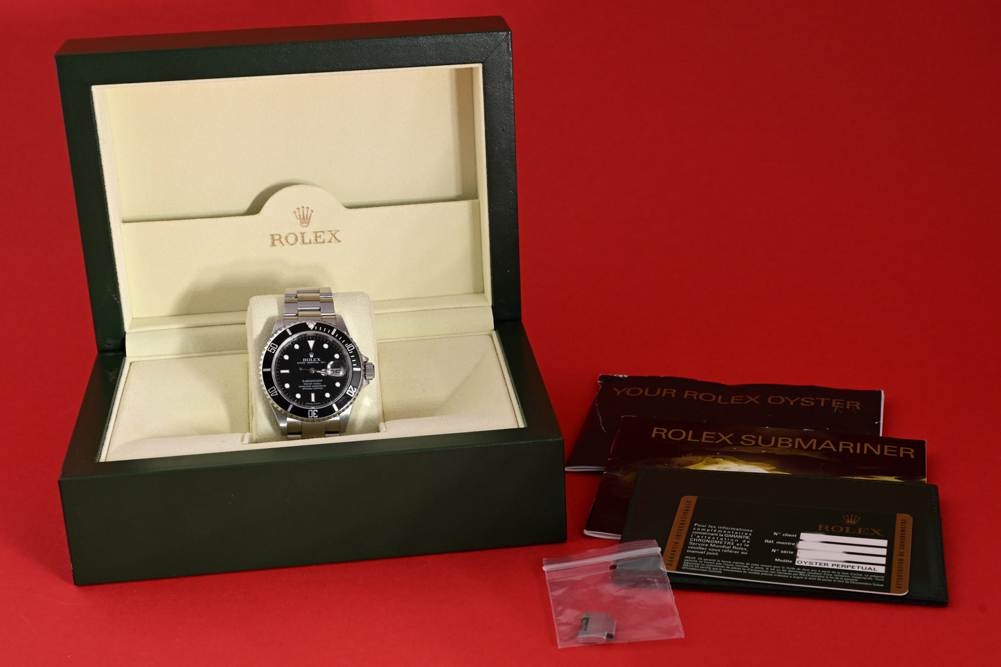 Rolex Submariner 16610 - Full Set - Rehaut