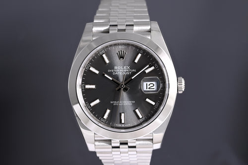 Rolex Datejust 41 - 126300 - Rhodium Dial - Full Set