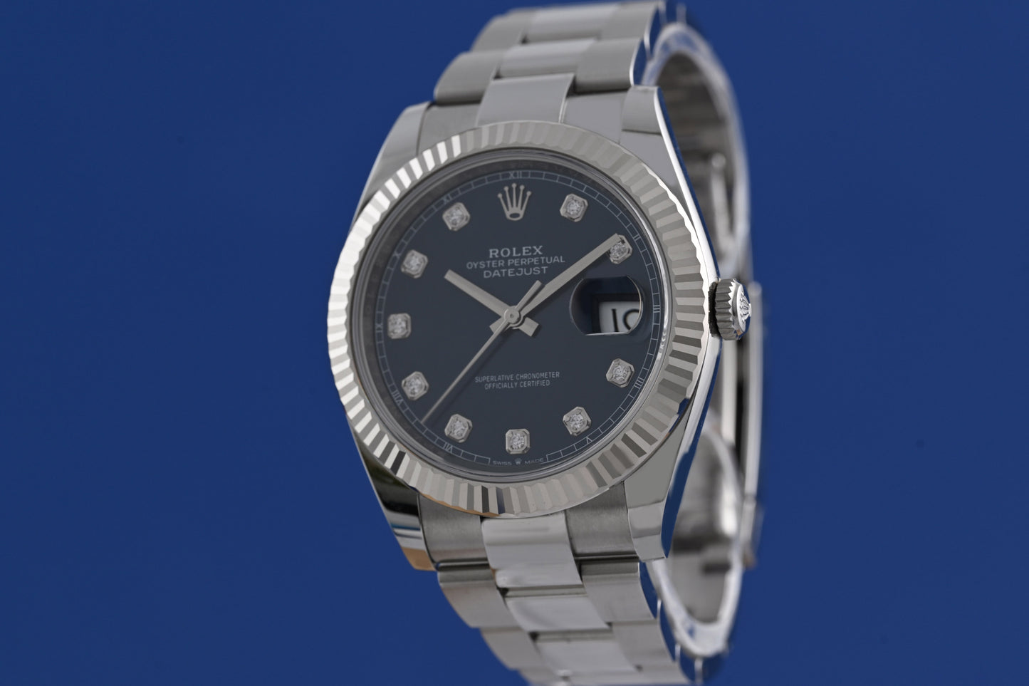Rolex Datejust 41 - 126334 Blue Dia Dial - Full Set