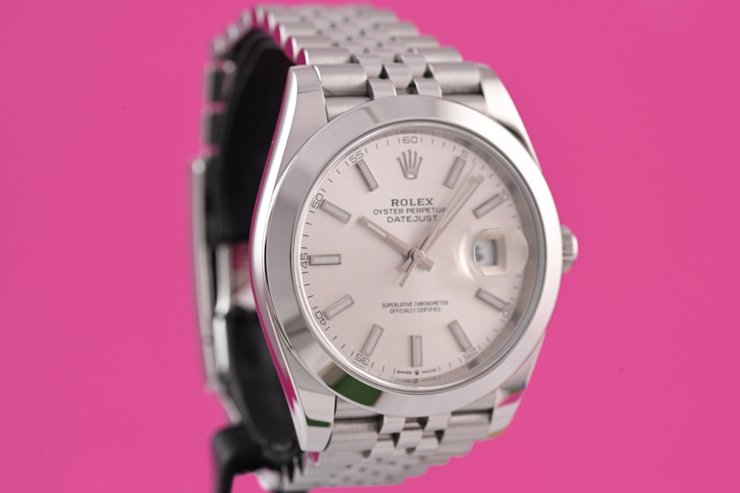 Rolex Datejust 41 - 126300 - White Dial - Full Set - LC100