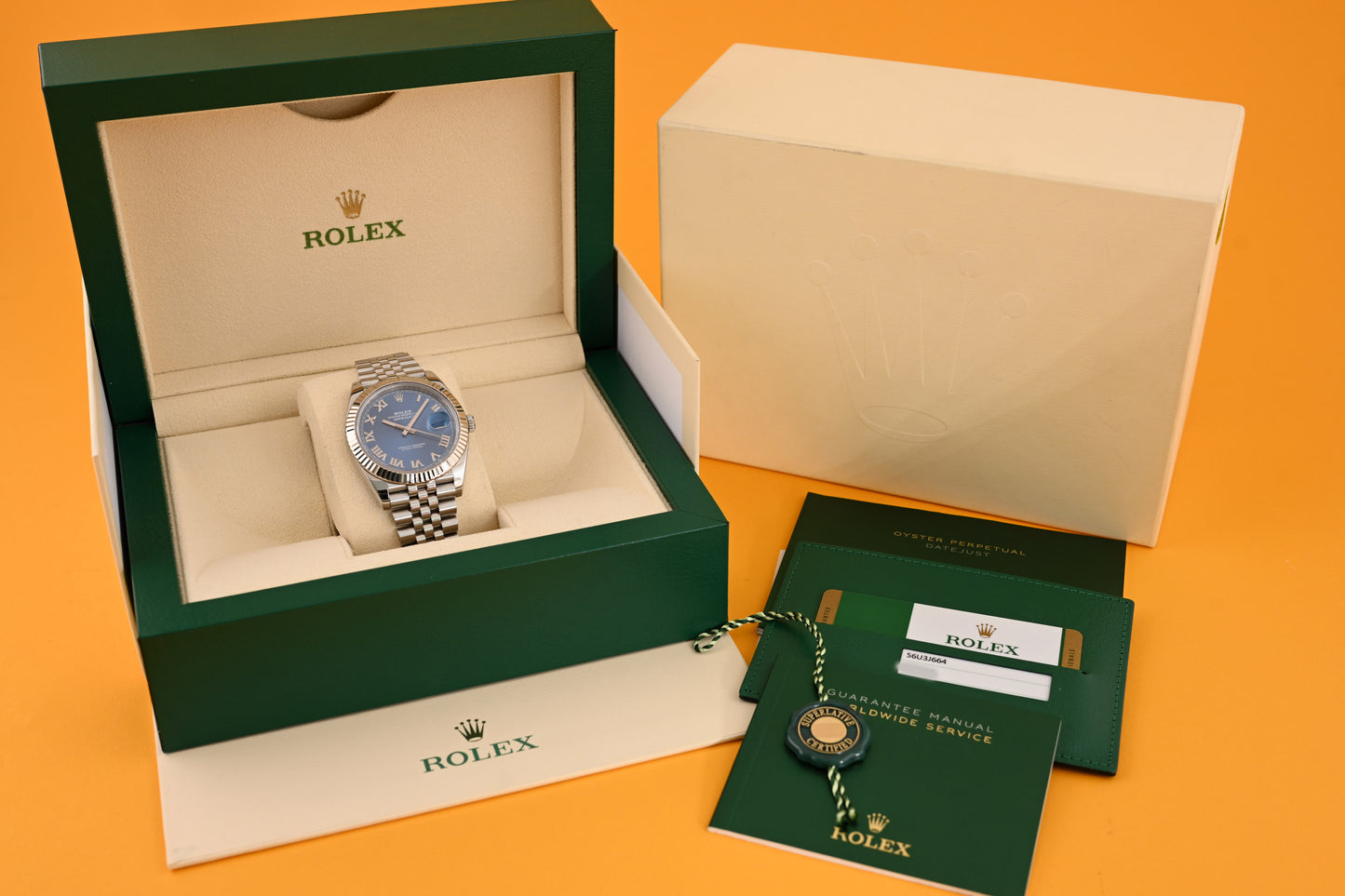 Rolex Datejust 41 - 126334 Blue Dial - Full Set - LC 100