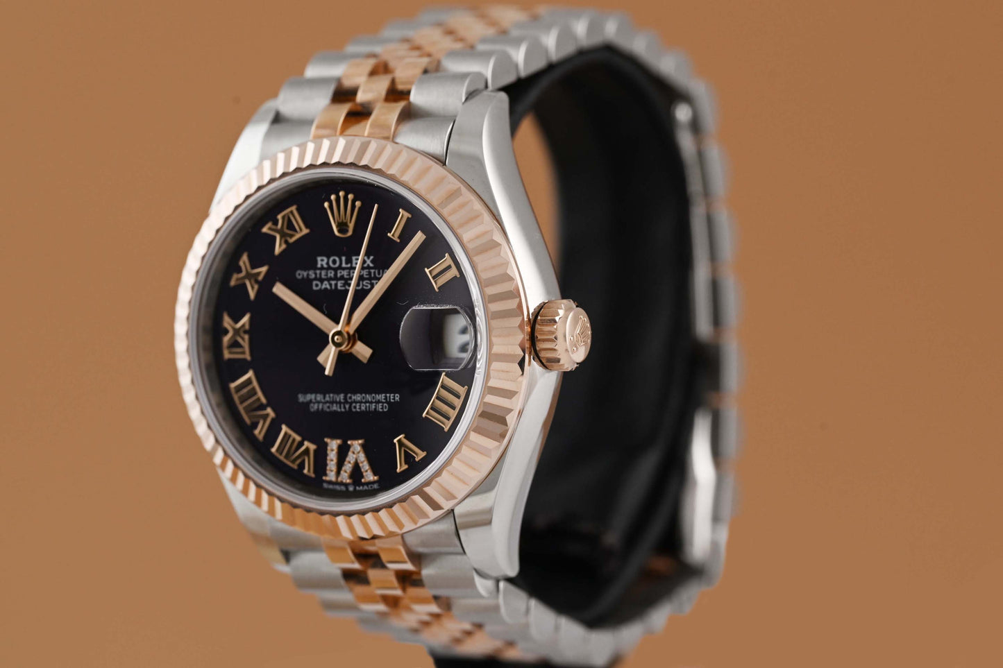 Rolex Datejust 31mm - Stahl/Rosé - Full Set - Purple Dial