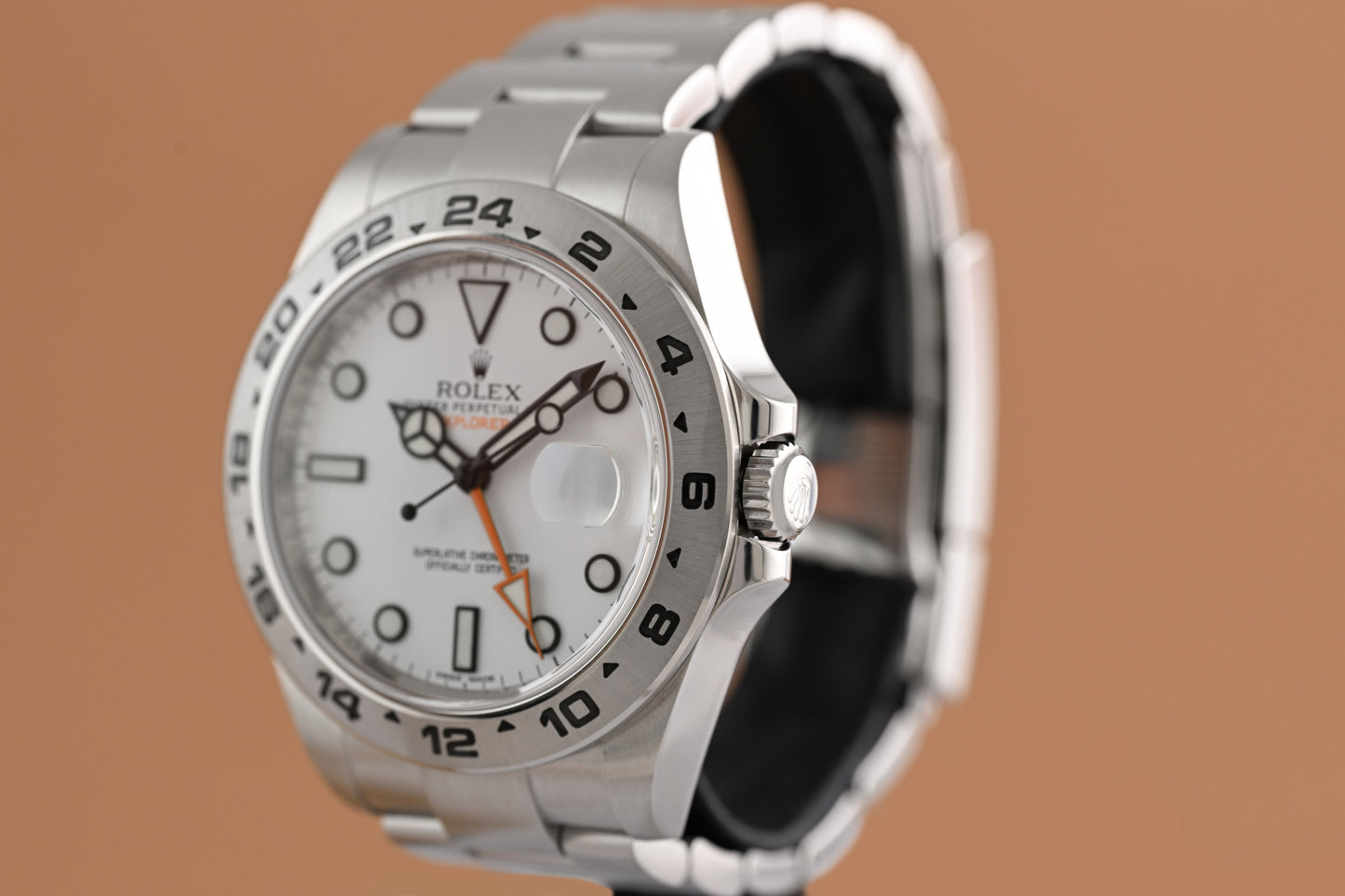 Rolex Explorer II 216570 - Full Set - Polar Dial - LC100