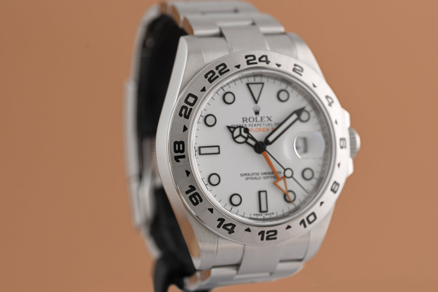 Rolex Explorer II 216570 - Full Set - Polar Dial - LC100