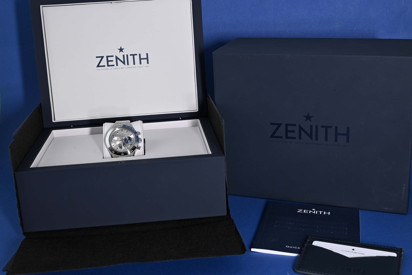 Zenith Chronomaster Sport Steel - Silver Dial - Full Set