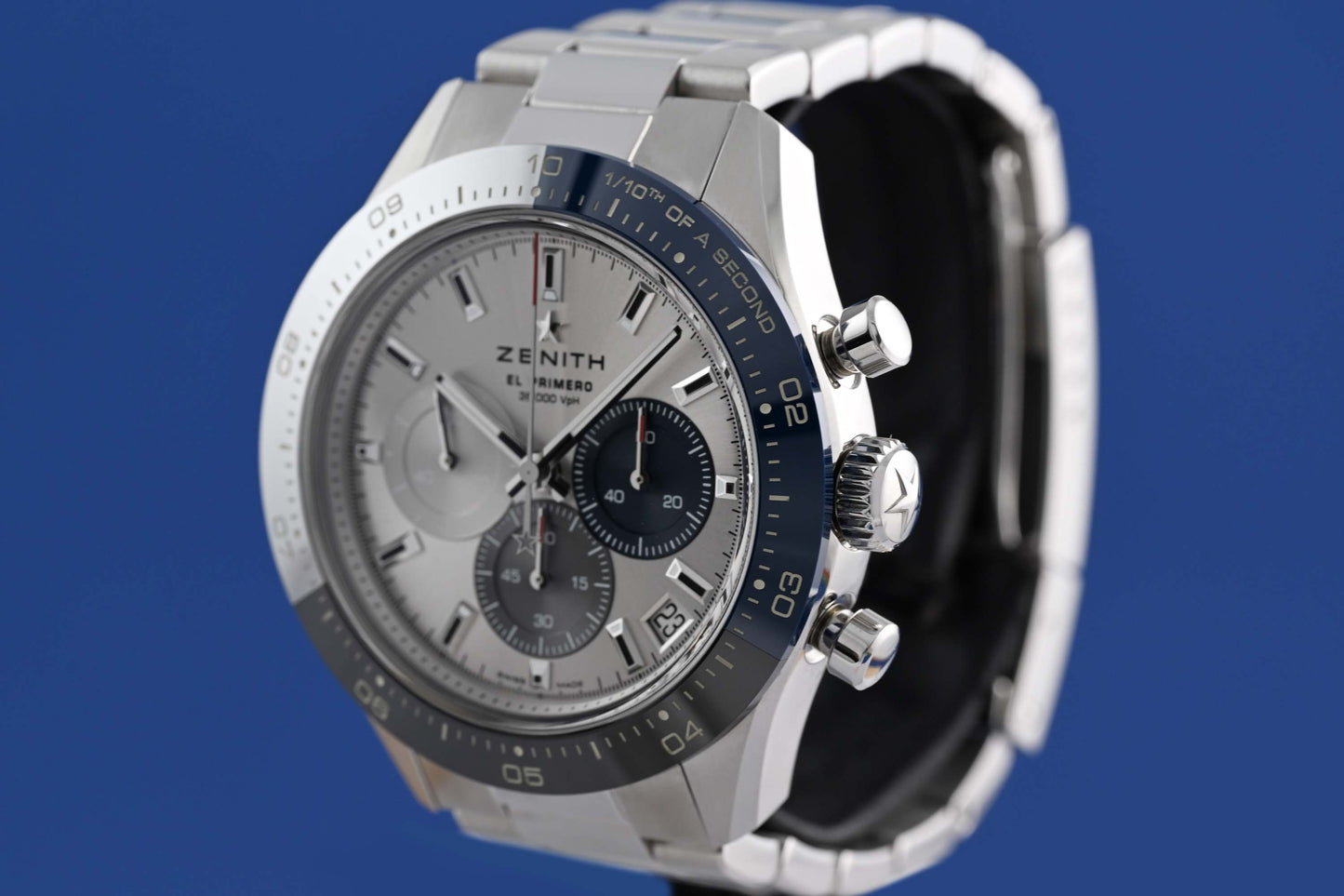 Zenith Chronomaster Sport Steel - Silver Dial - Full Set