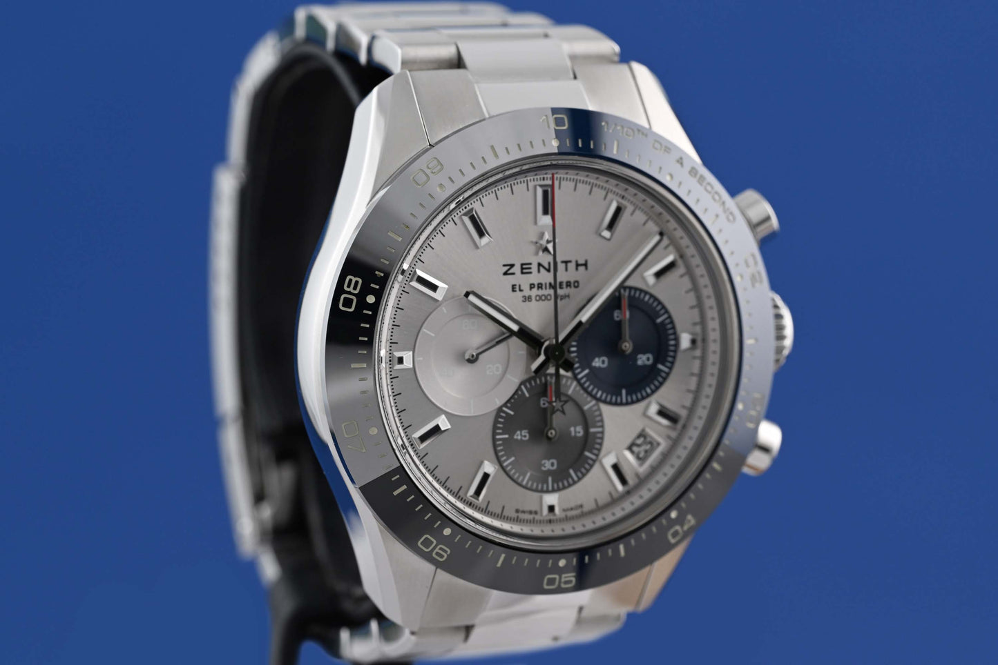 Zenith Chronomaster Sport Steel - Silver Dial - Full Set