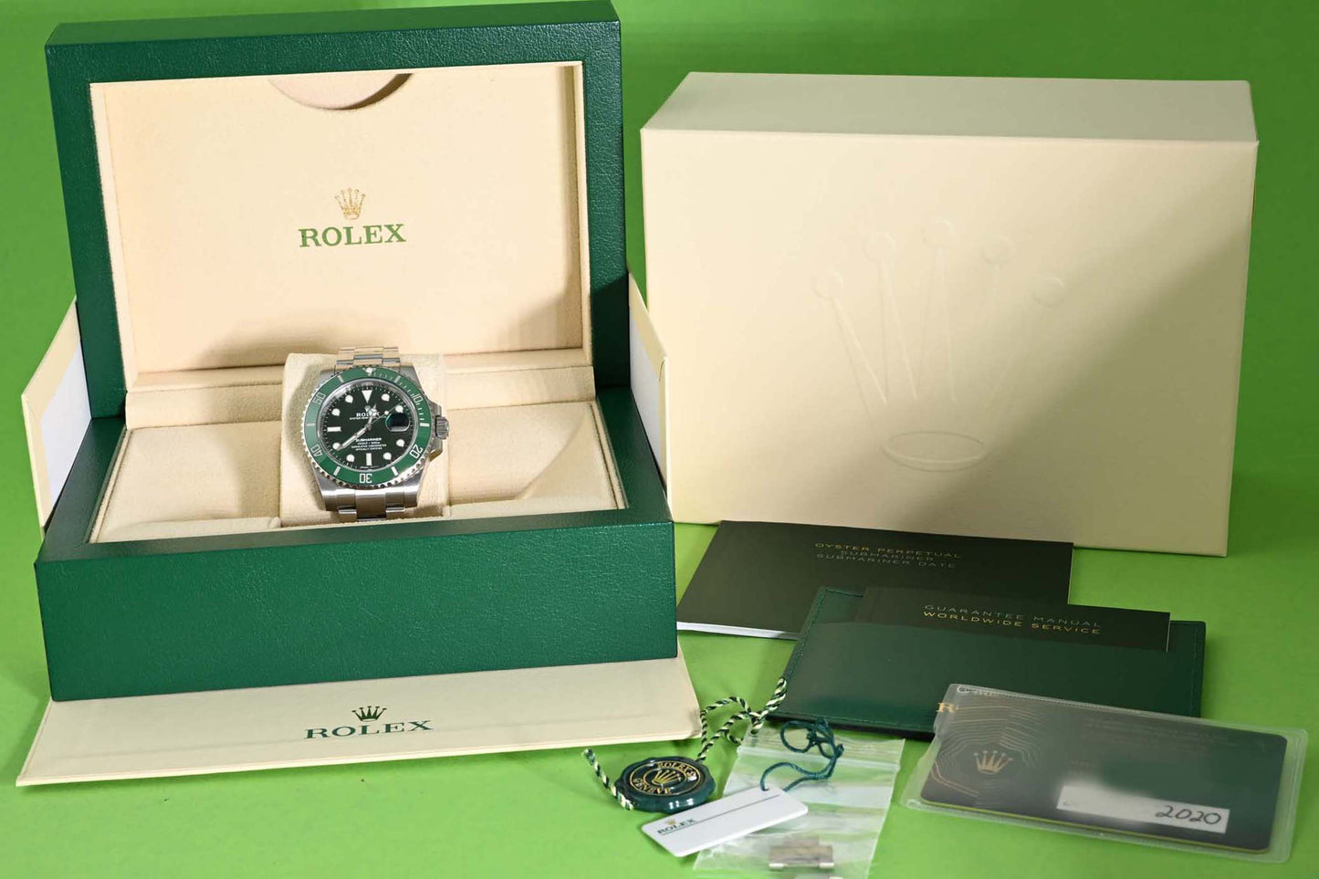 Rolex Submariner 116610LV - Full Set - Hulk - 2020 - New Card
