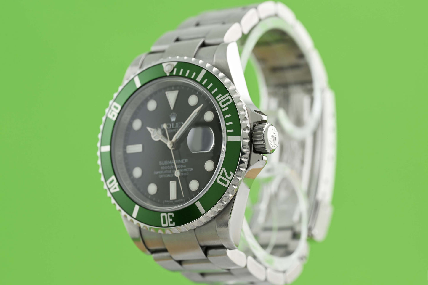 Rolex Submariner 16610LV - Full Set - Kermit - LC100
