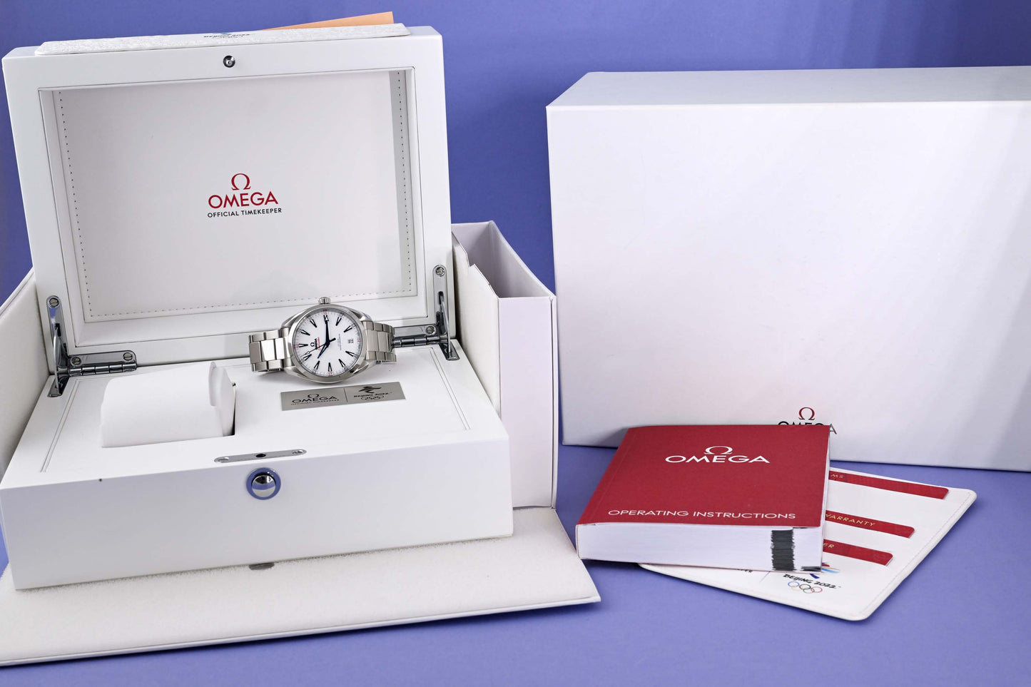Omega Seamaster Aqua Terra "Bejing 2022" - Full Set