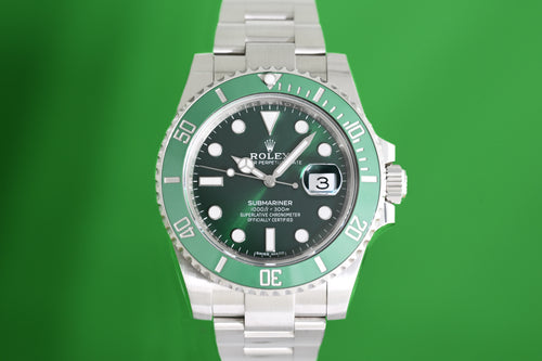 Rolex Submariner 116610LV - Full Set - Hulk - LC 100