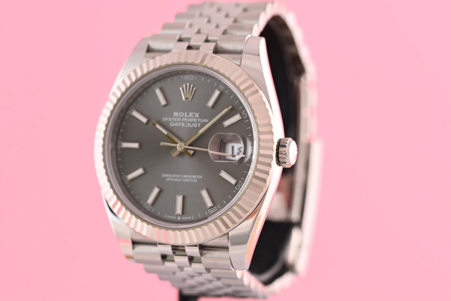 Rolex Datejust 41 - 126334 Rhodium Dial - Full Set