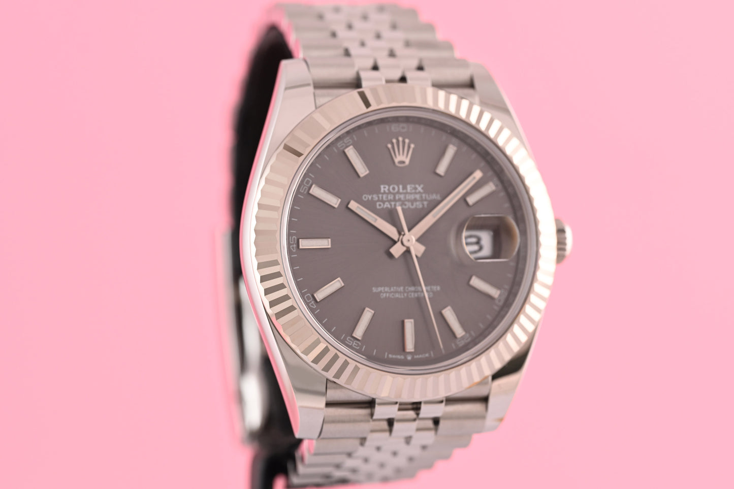 Rolex Datejust 41 - 126334 Rhodium Dial - Full Set