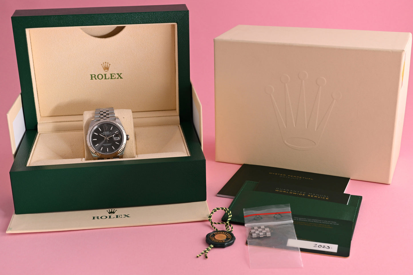 Rolex Datejust 41 - 126334 Rhodium Dial - Full Set