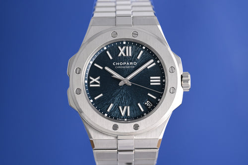 Chopard Alpine Eagle Large - Full Set - Blue Dial