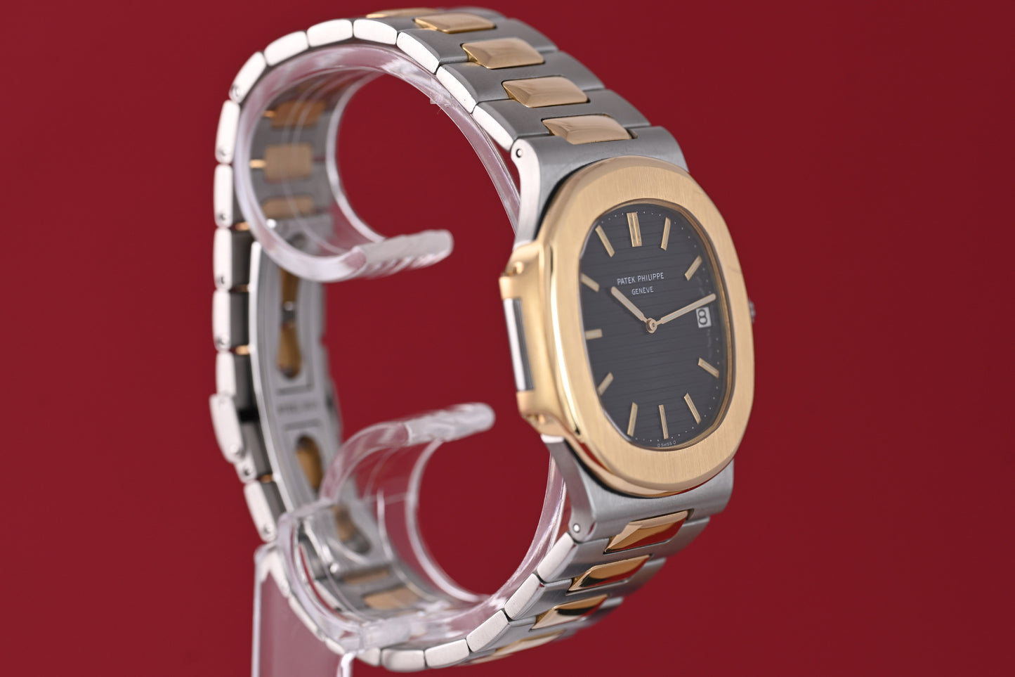 Patek Philippe Nautilus Jumbo 3700 Stahl/Gold - Box & Papiere