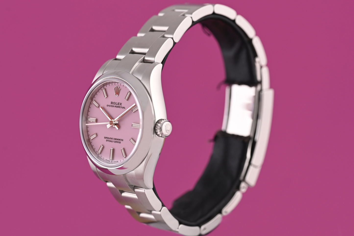 Rolex Oyster Perpetual 31mm 277200 - Full Set - Candy Pink - NEW