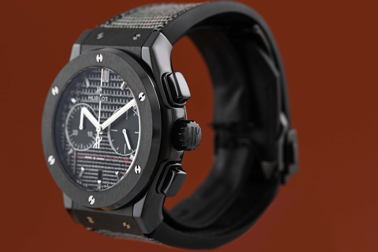 Hublot Classic Fusion Chronograph Italia Independent Ceramic "Prince de Galles" - Full Set