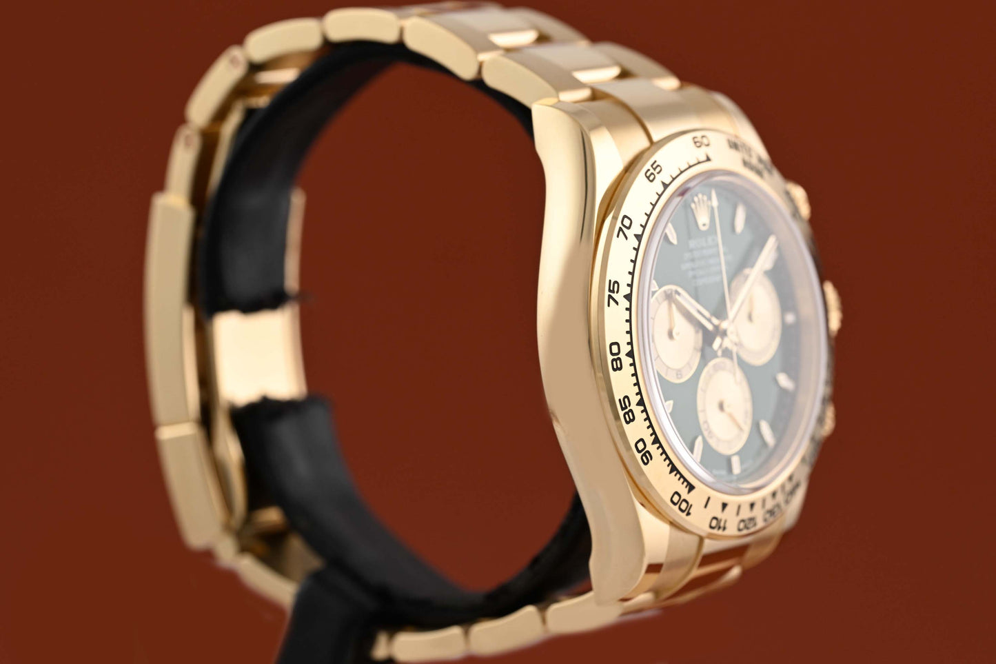 Rolex Daytona Gelbgold 126508 - Full Set - Green Dial - Like New 2025 - John Mayer 2.0