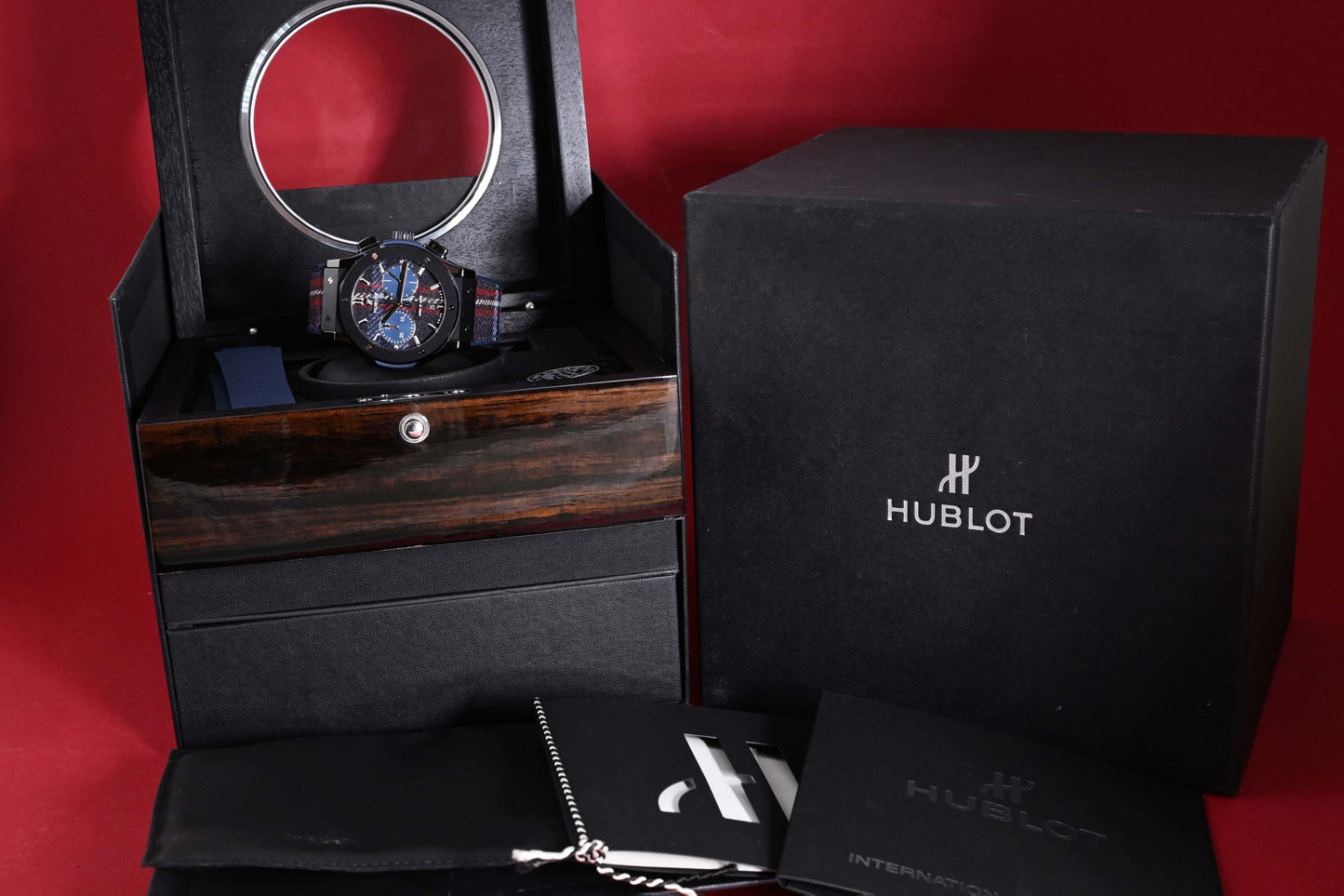 Hublot Classic Fusion Ceramic Tartan Limited Edition - Full Set