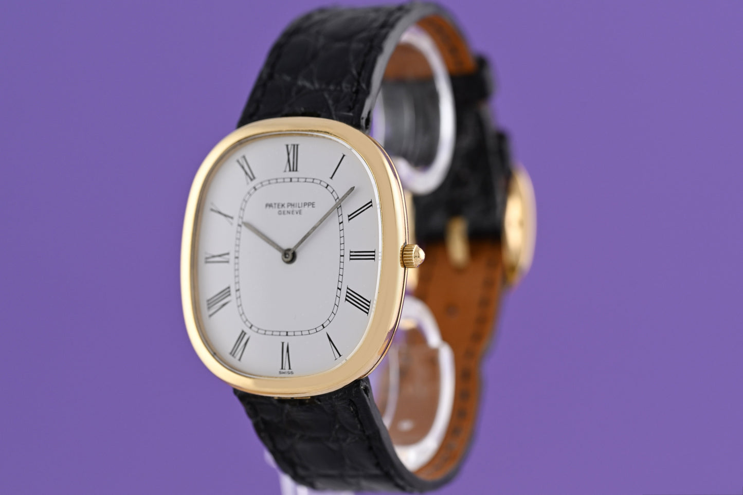 Patek Philippe Ellipse d'Or - 18 ct. Gold - 3738 - White Dial - Full Set
