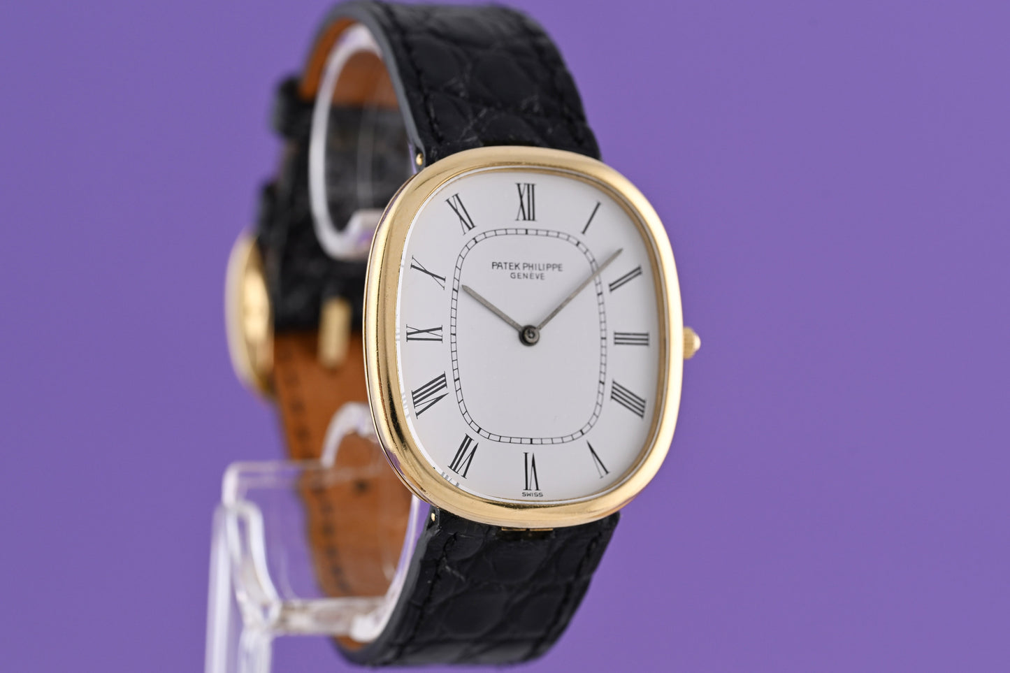 Patek Philippe Ellipse d'Or - 18 ct. Gold - 3738 - White Dial - Full Set