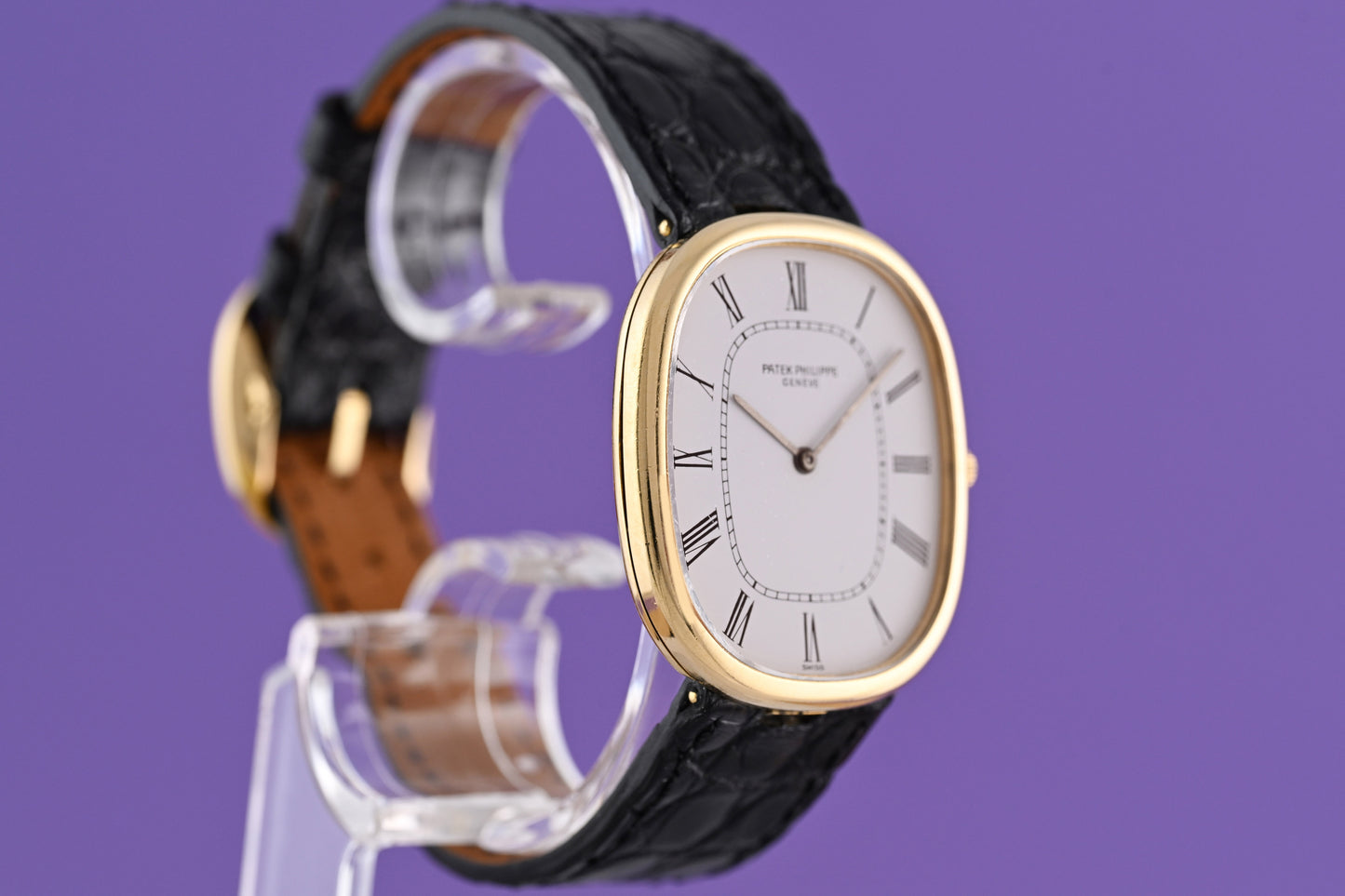 Patek Philippe Ellipse d'Or - 18 ct. Gold - 3738 - White Dial - Full Set