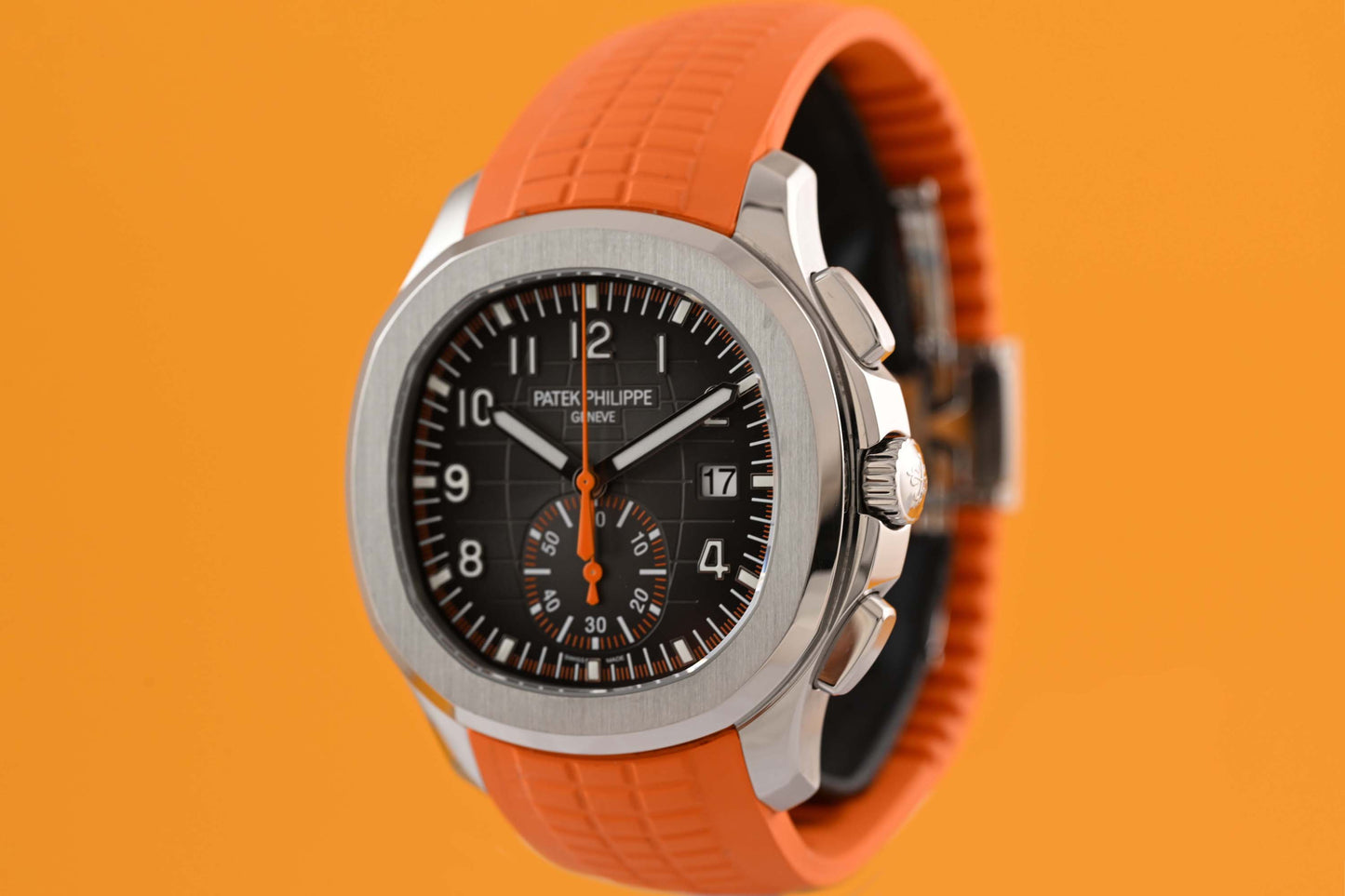 Patek Philippe Aquanaut Chronograph Orange - 5968A - Full Set - Like New