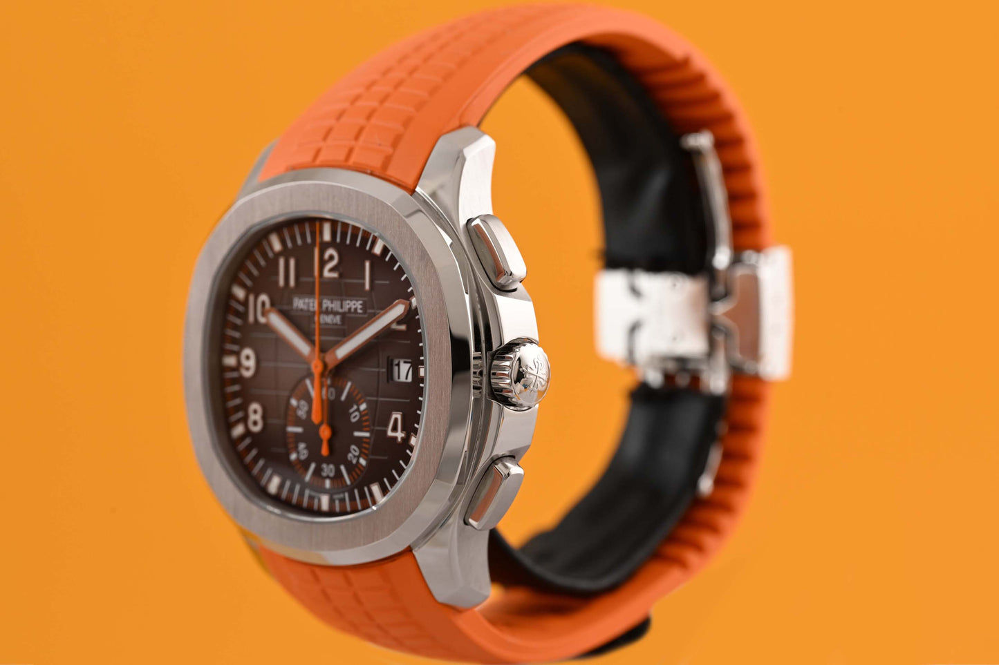 Patek Philippe Aquanaut Chronograph Orange - 5968A - Full Set - Like New