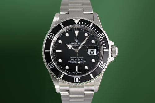 Rolex Submariner 16610 - Full Set - N.O.S. Full Sticker - LC 100