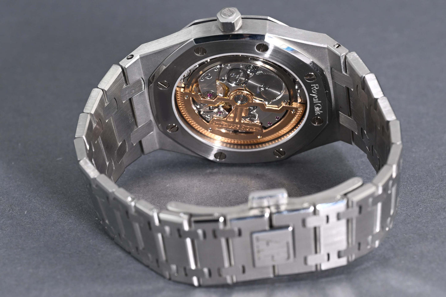 Audemars Piguet Royal Oak Jumbo Extraflach - Blue Dial - 15202ST