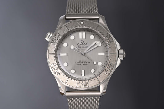 Omega Seamaster Diver 300M - Grey Dial - Full Set